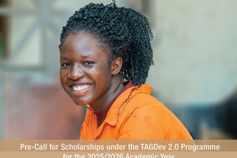 Pre-Call For Scholarships Under the TAGDev 2.0 Programme for the 2025/2026 Academic Year 